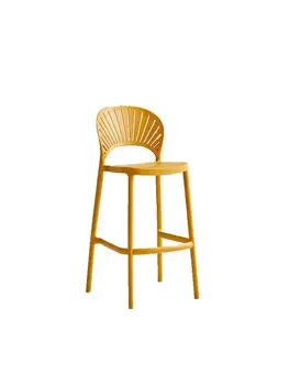 Ziemeļvalstu Bāra Krēsls Modernā Vienkārši Atzveltnes Krēsla Plastmasas Augsta Ķebļa Bāra Krēsls Āra Augstā Krēsla Paaugstināma Bāra Krēsls