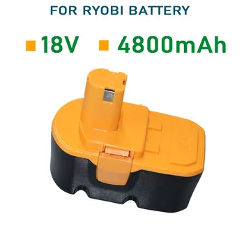 Par 4800mAh Rezerves 18V Akumulators Saderīgs ar Ryobi P100 P101 ABP1801 ABP1803 BPP1820 Bezvada elektriskajos instrumentos