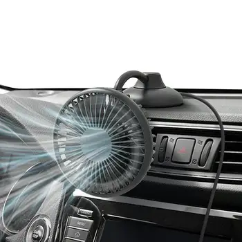 Auto Ventilatora Elektrisko Automašīnu Ventilatoru Dual Galvu Un Elektriskais Ventilators Dzesēšanas Ventilators Ar Stipru Vēju, Lai Suv Rv Van Transportlīdzekļiem