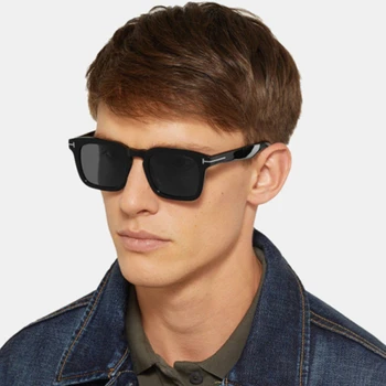 Toms Zīmola TF751 Laukumā Polarizētās Saulesbrilles Vīriešiem Sievietes ir Āra Braukšanas Sunglass Augstas Kvalitātes Acetāta Trending Saules Brilles