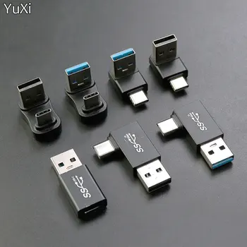 YUXI 1GB USB Adapteri USB 3.1 Sieviešu USB A-Sieviešu, Vīriešu OTG Adapteri USB 3.0 C Tipa Vīrietis Sieviete Converter Savienotājs