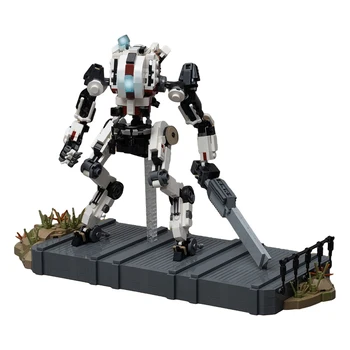KM Modelis Ķieģeļu Ronin-Klases High-Tech Mecha Ķieģeļu Zobenu Titan Robots Celtniecības Bloki Montēt Rotaļlietas, Bērnu Dzimšanas dienas Dāvanas