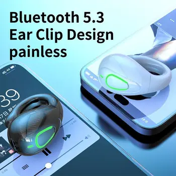 Viena Earclip Bluetooth 5.3 Austiņas Bezvadu Austiņas Sporta Austiņas Spēlētājs Nav Ausu Sāpes TWS Earbuds Blutooth Austiņas