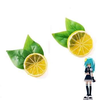 Anime AOTU Citronu Cosplay Cepures Matadatu Dzelteno Matu Aksesuārus Klipu