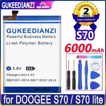 Augstas Kvalitātes 5500mAh Akumulatoru Doogee S70 / S70 Lite Mobilo Telefonu Rezerves Akumulatoru Noliktavā