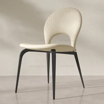 Luksusa Ādas Ēdamistabas Krēsli Kosmosa Taupīšanas Bezmaksas Piegāde Dizainera Krēslu Reprodukcija Grims Galdi Kariete Suite Lounge Mēbeles