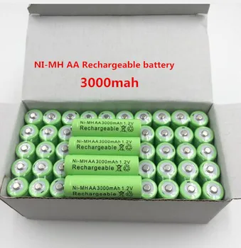 2~20 GAB Jaunu Oriģinālu 3000mAh AA 1.2 v baterija Ni-MH Akumulatoru Rotaļlietas Kameras Mikrofons