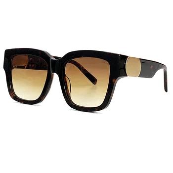 2023 Jaunu Retro Lielizmēra Kvadrātveida Saulesbrilles Sieviešu Modes Melna Bieza Rāmja Brilles Boutique Kvalitātes Dāmas Brilles