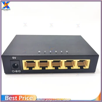 5 ports10/100Mbps RJ45 Ethernet Ātri pārslēdziet Tīkla slēdzi, plug and play Full/Half duplex Rūpnīcas cenu TXE029