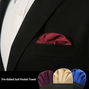 Kokvilnas Pre-salocīts tīrtoņa Krāsu Polka Punktiņi Džentlmenis korejas Kabatas Hanky Uzvalku Kabatas Dvieļi Vīriešiem Lakatiņu Uzvalks Aksesuāri