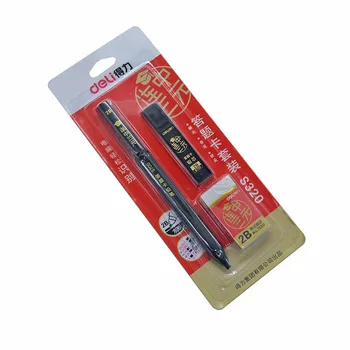 1GB Deli S320 atbilde pildspalvu komplekts ar trīs juaņa 2B atbilde pen atbalsts svina testa gumijas pārklājumu karti pildspalvu