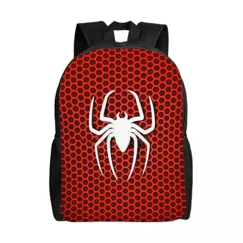 Personalizētu Spider Izkaltusi Sešstūra Mugursomas Sieviešu Vīriešu Modes Bookbag Koledžas Skolas Somas
