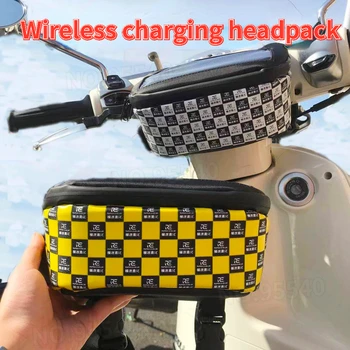 Bezvadu lādēšanas elektriskā transportlīdzekļa roktura soma touch screen ūdensdroša motociklu soma priekšā soma multi-funkcionālo pedāli sānu soma