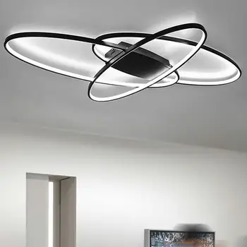 70 W Radošo Kulons Lampas Dzīvojamā Istabā, Armatūra LED Lustras Griestu Gaismas Lampas