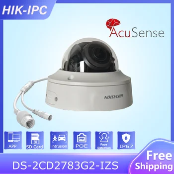 Sākotnējā Hik 8MP AcuSense Motorizētiem Varifocal Dome IP Kameras DS-2CD2783G2-IZS 4X Tālummaiņas IR40M SD Kartes slots Novērošanas IP Kameras