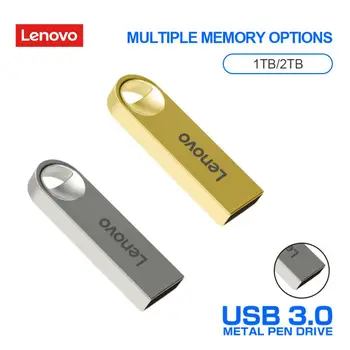 Lenovo Metāla USB Flash Diski USB3.0 ātrgaitas Failu Lasīšanas Pen Drive 1 tb 2 tb 512 GB Portable USB Memoria Ūdensizturīgs Flash Disku