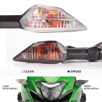 Motociklu Pagrieziena Signāla Gaismu Shift Light Blinker Indikators Flashers, par Kawasaki Ninja 300 EX300 NINJA 650 ER-6F ABS