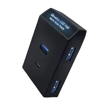 Mini Cimdu Kastes USB Centrmezglu, Ātrās Uzlādes Izturīgs Spēļu Portatīvo Plaša Saderība