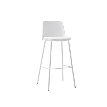 Ūdensizturīgs Ēdamistabas Krēsli Mūsdienu Plastmasas Augstas Lounge Balts Dizainera Krēsls, Virtuves Bāra Balkons Silla Comedor Ēdamistabas Krēsls Dekori