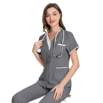1pc Krekls Slimnīcā Vienādu Sieviešu Medicīnas Krūmāji Piegādātājs Medic Modelis Zīmola Ārsts Dizainers Medicīnas Zobārstniecības Klīnika, Spa Skaistums