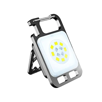 Kabatas Vieglo Portatīvo Mini Light Daudzfunkcionālai Lampas/ Keychain Uzlādējams Keychain, Mini Darba Lukturīti