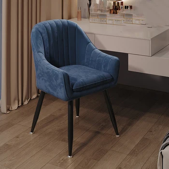 Dizainers Dzīvoklis Ēdamistabas Krēsli Ergonomisku Muguras Atbalstu Mūsdienu Ziemeļvalstu Krēsli Unikālo Lounge Fauteuil Salons Interjera Rotājumi