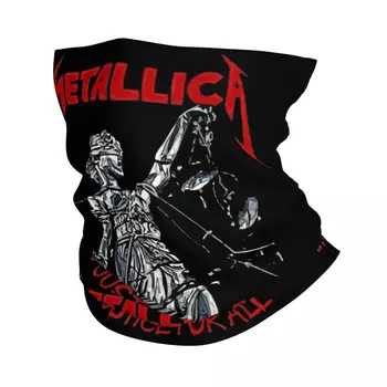 Smago Metālu Rock Band Metallicas Galvas Apsējs Kakla Siltāks Vīrieši Sievietes Ziemas Slēpošanas Pārgājienu Šalle Gaiter Sejas Vāciņu