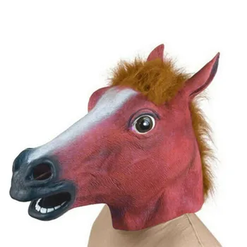 Jaunu Zirgu Galvas Maska, Lateksa Prop Stila Rotaļlietas Puse Halloween Maskas Cosplay Dzīvnieku Kostīmu Teātris Palaidnība Traks Puse