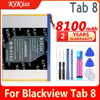 8100mAh KiKiss Akumulatoru Blackview Cilnes 8 Tab8 10.1 collu Planšetdatora lielas Ietilpības Baterijas