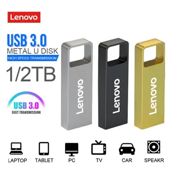 Lenovo USB Flash Drive 1 tb 2 tb Pen Drive Usb3.0 ātrgaitas Pārraides PenDrive Atmiņas Flash Diska Uz DATORU, Tālruni, Tabletes Auto