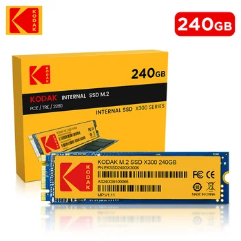 Kodak X300 M. 2 PCIe / TRIE / 2280 Iekšējie SSD 240GB SATA Gen3.0x4 SSD Strauji Ātrumu līdz 550MB/s