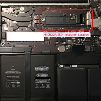 NVMe PCIe M. 2 SSD Paplašināšanas Kartes Adapteris priekš Macbook Air 2013 2014 2015