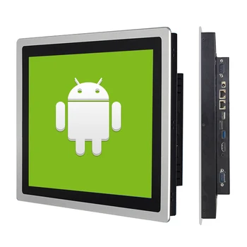 10 collu Android rūpniecības all-in-one panelis pc ar capacitive touch screen tablet datoru RK3568 PROCESORS, iebūvēts wifi 1024*768