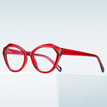 Brilles Rāmji Sievietēm TR90 Materiāla Smalku Tekstūru Dažādas Krāsas Pieejams Moderns Laukumā Optiskās Brilles, Caurspīdīgs