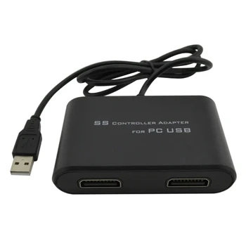CPDD Kontrolieris Adapteris Converter Gamepad ar DATORU USB Adapteris 2 Ports