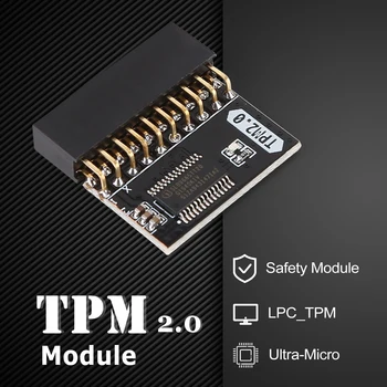 TPM 2.0 Šifrēšanas Drošības Modulis Gigabyte Platformas 20 Pin Pamatplates atmiņas Kartes Nomaiņa Daļa Modulis Mātesplati 20/1 Pin