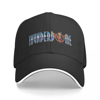 Thunderdome Logotipu Beisbola Cepurītes Vintage Hardcore Vednis Sandwich Klp Vīriešiem, Sievietēm, Regulējams Saules Cepure Āra