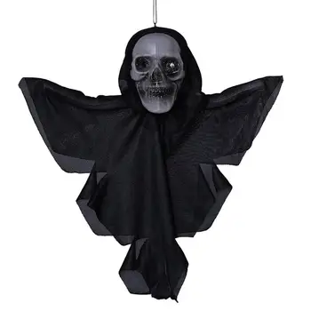Lido Reaper Hangable Spoku Dekorācijas Kliedz Gars, Kas Peld Ar Halloween Dekorēšanai Halloween Iekštelpu Āra Apdarei
