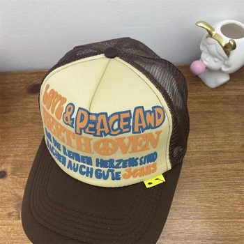 Mieru un Mīlestību, kuru linuma Acs KAPITAL Kountry Beisbola cepure Vīrieši Sievietes Etiķetes Iekšpusē Regulējamu Sprādzi Cepures Kanye West Dropshipping