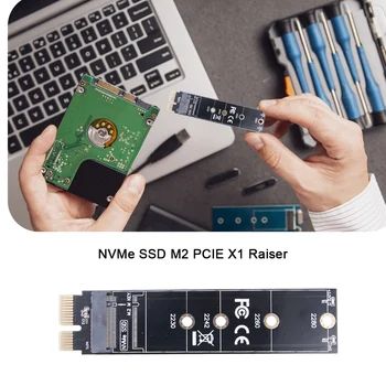 PCIE, Lai NVME Cietvielu Disks Converter 1xTest Kartes SSD Atspere PCI-E, Cietais Disks, atmiņas Kartes Lasītājs Atbalsta 2230 2242 2280 2260 M. 2 SSD