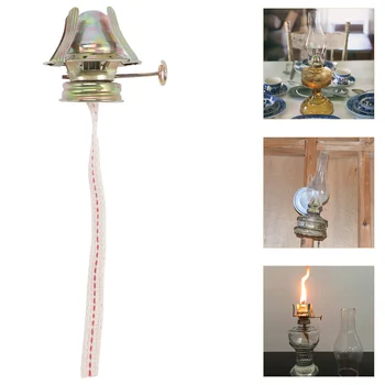 Lampas Ar Dakts Degļiem Vintage Spuldzes, Lampas Nomaiņa Deglis Metāla Petrolejas Daļas, Eļļas Degļus Kaltas Dzelzs