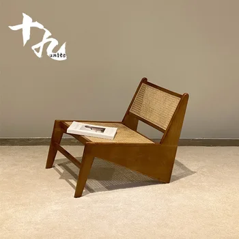 MOMO Ziemeļvalstu Viena Dīvāna, Krēsla Rotangpalmas Krēsls Slinks, Balkons ar Atpūtas Krēslu Dizainers Mūsdienu Minimālisma Krēsla Atzveltni Recliner