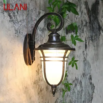 ULANI Retro Āra Sienas lampas Klasiskās LED Lampas, Brā Ūdensizturīgs, Dekoratīvs Mājas Lieveņa Villa