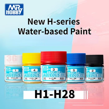 MR HOBIJS H1~H28 10ml Jauno H sērijas Ūdens bāzes Krāsas Montāža Modeli, Krāsošanas Instrumenti Militāro Modeli Ēku Hobijs DIY Instrumenti
