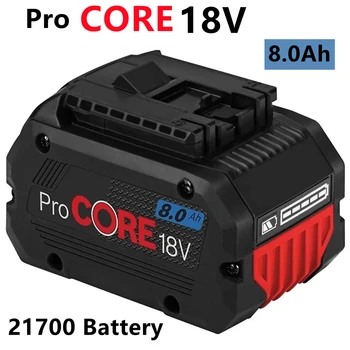 Jaunā Pro CORE 21700 18V 8000mAh Uzlādējams Litija Baterija,par Bosch Jauda Rīku BAT609 Nomaiņa Li-ion Akumulators