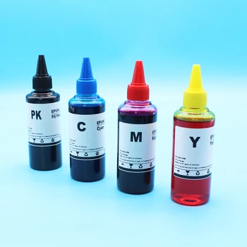 Universālās Krāsu Tintes 100ml BK, C, M, Y, Par HP, Canon, Epson, Brother Tintes Printeris Deskjet Ink Cartridge CISS