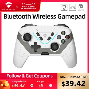 Machenike HG510W PRO Bluetooth Spēļu Kontrolieris Bezvadu Gamepad 6 Ass Žiroskops Attiecas uz Nintendo Slēdzis Arcade Spēles Android