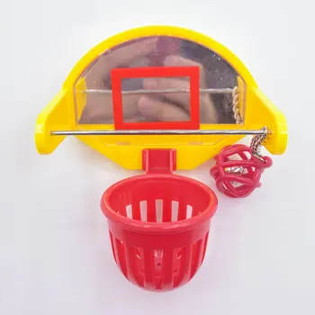 Smieklīgi Papagailis Putniem, Rotaļlietas, Mini Basketbola Stīpas Aksesuārus Parakeet Bell Bumbu Košļāt Rotaļlietas Pet Piegādēm