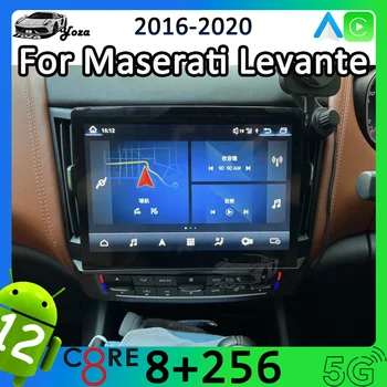 Yoza Carplay Auto Radio Maserati Levante 2016-2020 Android11 Touch Ekrāns, Multimediju Atskaņotājs, GPS Navigācija, Stereo 5G WIFI