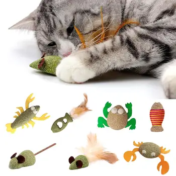 Pet Catnip Rotaļlietas, Pārtikas Catnip Bumbu Veselīgas Kaķu Mētru Produktu Kaķi Tīrīšanas Spēle Piederumi Zobu Pet Rotaļlietas Sadzīves Pakaļdzīšanās Lai M1M1